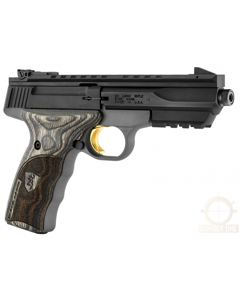 PISTOLET DE TIR BROWNING BUCK MARK BLACK LABEL .22 LR FILETE