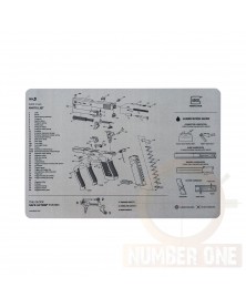 TAPIS DE DEMONTAGE ET D'ENTRETIEN GLOCK GEN5