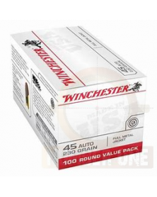WINCHESTER 45 ACP 230gr FMJ (X100)
