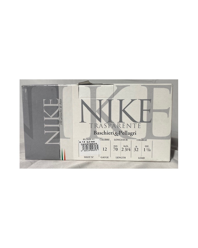NIKE TRASPARENTE CAL. 12/70 BJ 32G PACK DE 100 CARTOUCHES